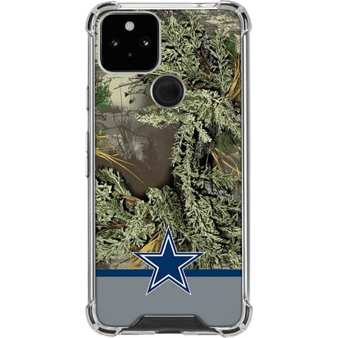 NFL Realtree Camo Dallas Cowboys Google Pixel 5 Clear Case